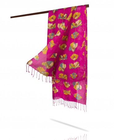 Палантин Женский S23-TULIP/FUCHSIA